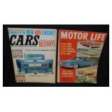 Car magazines & books