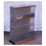 Mid Century Timex watch store display case,