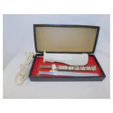 Brookstone wine bottle cork popper in box -