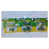 3 new Ertl John Deere State Series tractors,