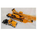 New Ray Kenworth low boy semi truck & trailer w/