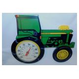 Wooden John Deere home dï¿½cor: Thermometer - Ball