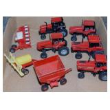 Ertl Case International tractors & implement,