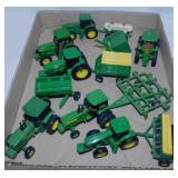 Ertl John Deere tractors & anhydrous tanks &