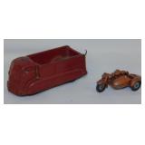 Vintage toy vehicles: Lesney Harley-Davidson