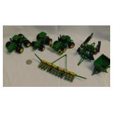 Ertl John Deere 1:64 scale 4WD tractors &