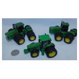 Ertl John Deere 4 WD tractors, implements & grain