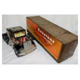1986 Remco Goodyear semi truck & Nylint Firestone
