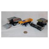 2 Ertl AGCO Gleaner R52 combine tractors -
