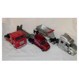 New Ray & other toy semi trucks & trailers