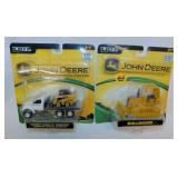 2 new Ertl John Deere diecast toys on cards: