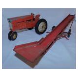Vintage Tru-Scale diecast tractor & portable