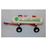 Ertl anhydrous ammonia tank on trailer, 14" long