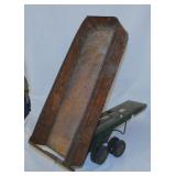 Vintage Buddy L semi dump truck trailer,