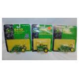3 new Ertl John Deere diecast tractors on cards: