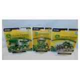 3 new Ertl John Deere diecast tractors on cards: