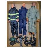 Three 2002 Toy Century Industrial military