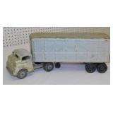 Structo cab-over semi tractor trailer, 21" long,