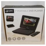 New GPX 7" portable DVD player in box
