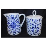 Tabletops Unlimited Carmine stoneware pitcher &