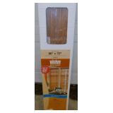 New real chestnut wood room darkening window blind