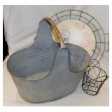 Galvanized home dï¿½cor bucket - Decorator tray