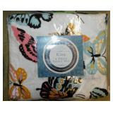 New King size Butterflies bed sheet set -