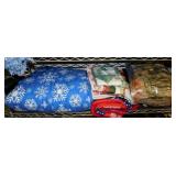 Brittany Spaniel Dog quilt - Hunting dogs fleece