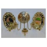 Metal candlesticks and candle holders