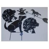 16 metal die cut signs & wall dï¿½cor