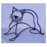 Longaberger wrought iron Halloween cat basket