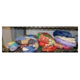 2 new beach towels - 2 quilted comforters -