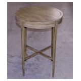 Vintage solid wood console parlor lamp table,