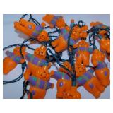 Strand of 18 Jack-O-Lantern Scarecrow Halloween