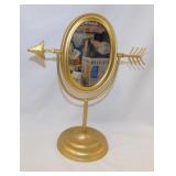 Mikasa jewelry holder w/ framed mirror -