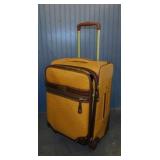 Like new Samantha Brown faux croco luggage,