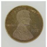 Lincoln Wheat Penny 1 troy ounce silver round