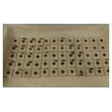 170 Lincoln Wheat pennies in 2x2 - 9 Buffalo