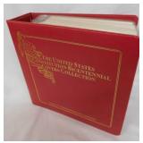 Binder of Bicentennial first day issue stamps