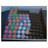 50 coin tubes of state quartersin sosrting box