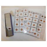 125 uncirculated Lincoln Memorial pennies in 2x2