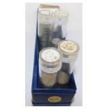 Jefferson nickels: 1938-D, 1938-S, 1939-S, few in