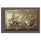 Ten 1980 Mort Reed Numistamp coin medals