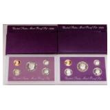 1988 & 1989 US proof sets