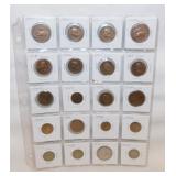 80 antique & vintage foreign coins