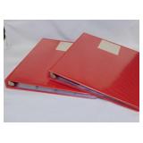 2 binders of foreign coins: 62 Italy - 100 France