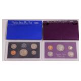1983 & 1984 proof sets