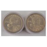 Forty 2000 Sacagawea Golden dollar coins