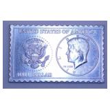 Ten 1975 & 1976 Mort Reed Numistamp coin medals