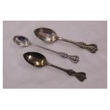 Towle sterling silver Old Colonial serving spoons,